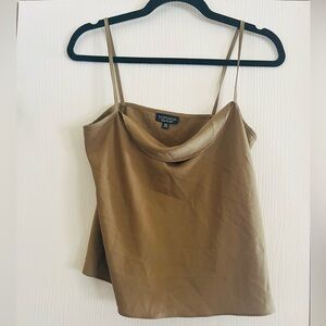 Top shop flowy festival summer crepe tank S